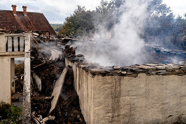 Professional Fire Damage Repair technician working in Bridgeport, NJ